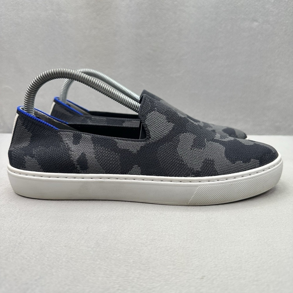 Rothy's The Original Slip On Sneaker Womens Size 9 Shoes Gray Camo Loafers‎